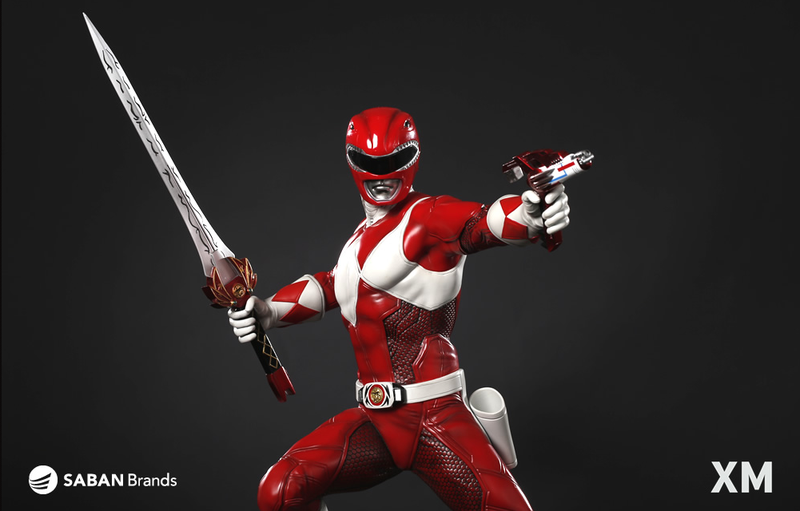Illustration for article titled XM Studios' New Collector's Statue Is the Greatest Red Ranger of Them All
